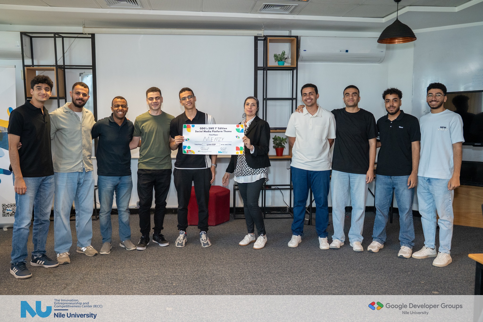  IECC | Nile University was proud to take part in the final judging day of the Software Engineering Bootcamp