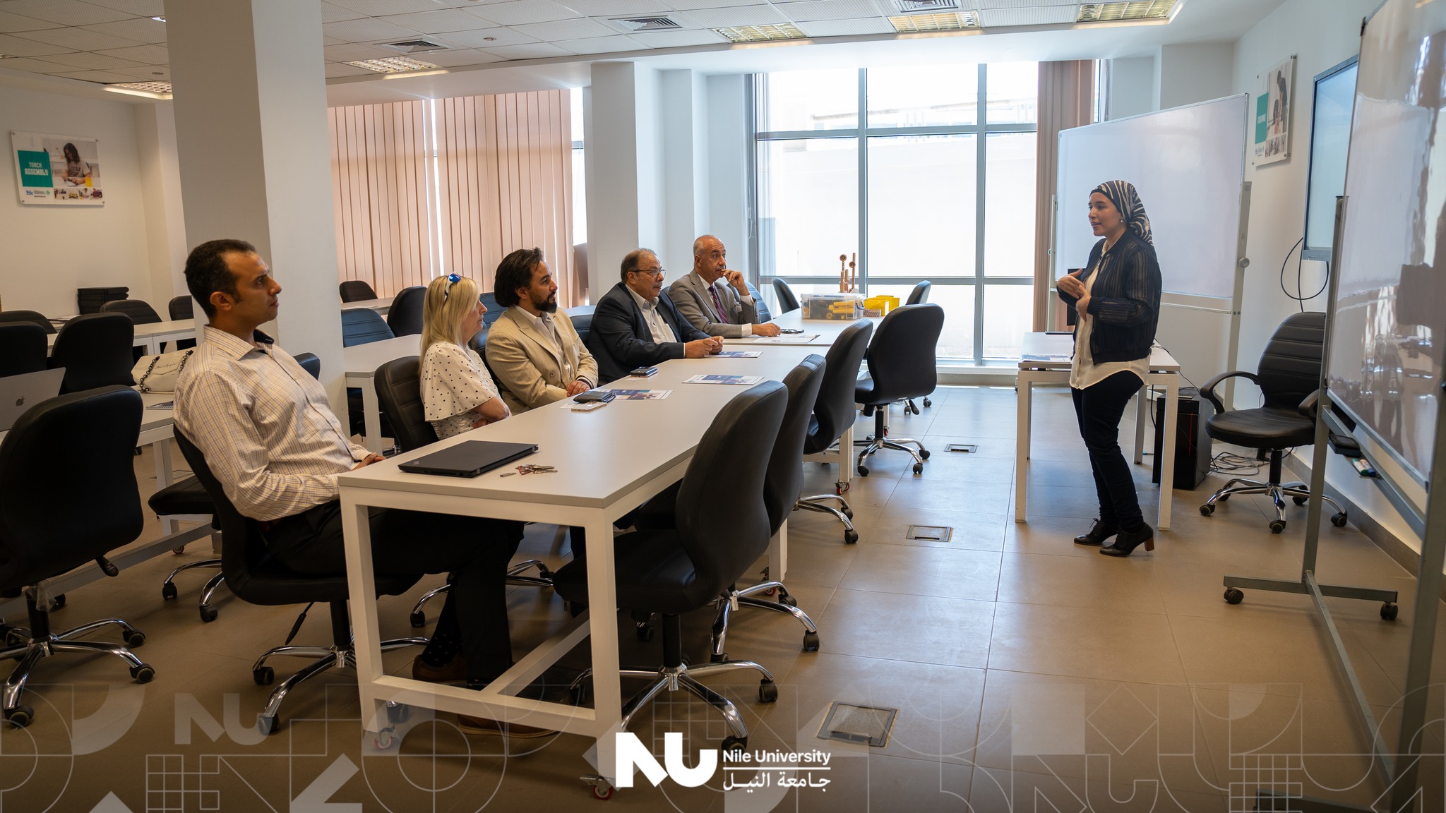 Nile University is honored to welcome our partners from the Brilliant Energy Institute at Ontario Tech University