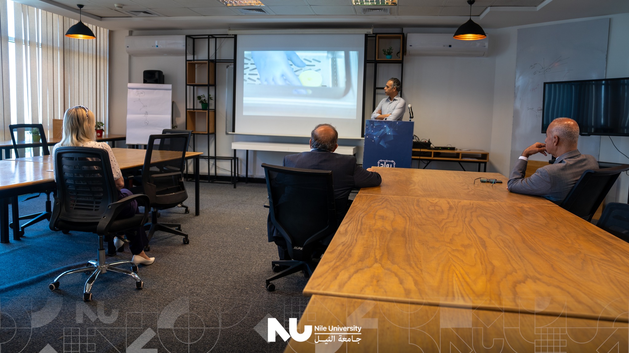 Nile University is honored to welcome our partners from the Brilliant Energy Institute at Ontario Tech University