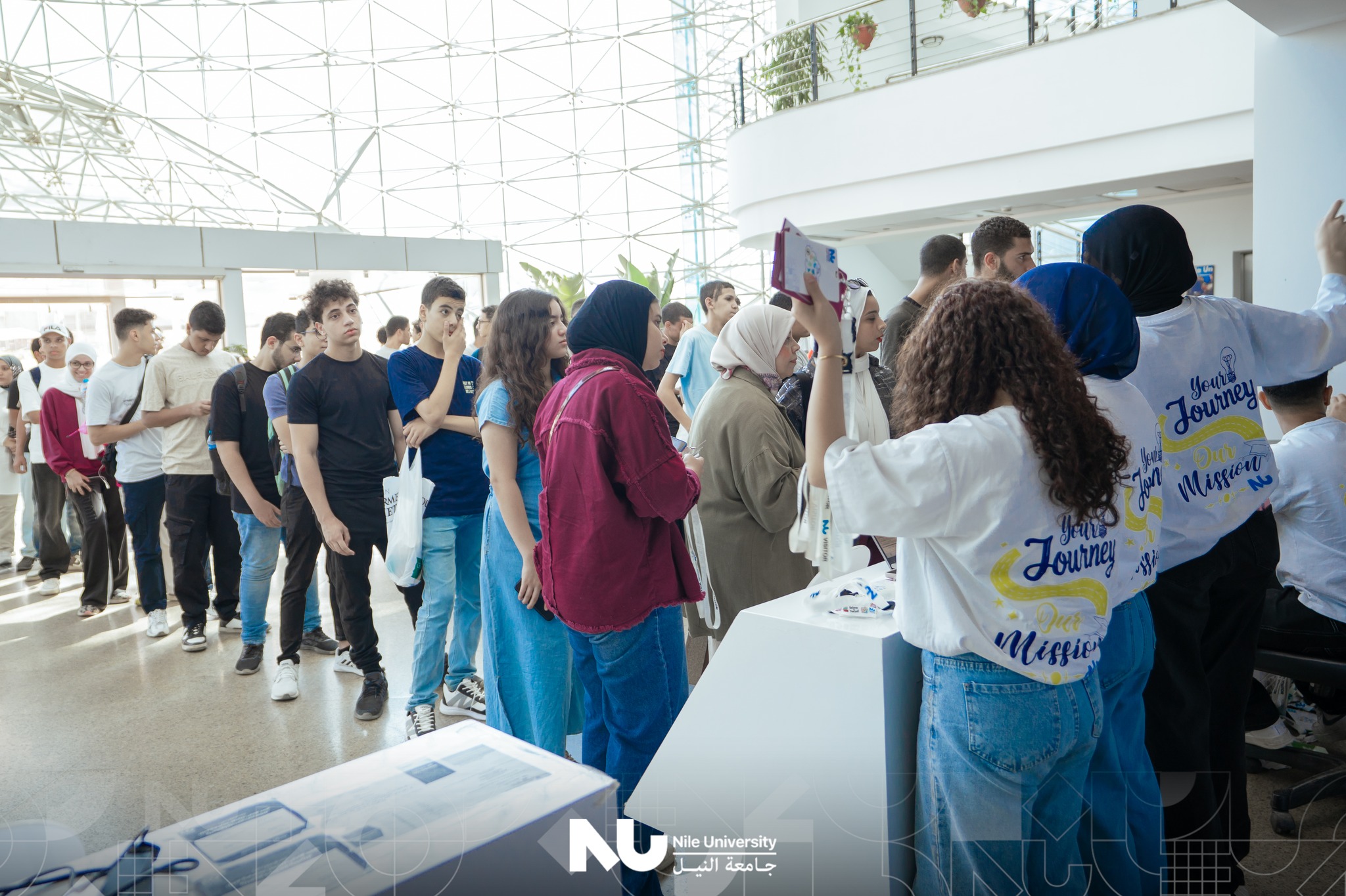 What an inspiring day at the Nile University Open House!