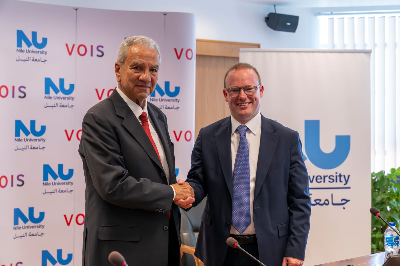 Nile University is pleased to announce the signing of a strategic Memorandum of Understanding with VOIS