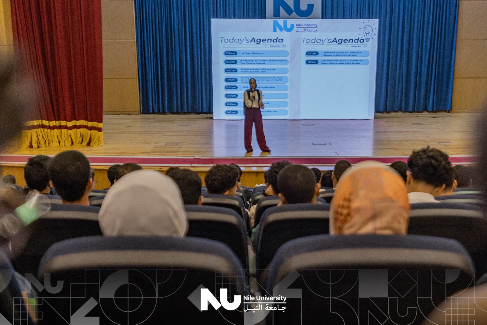 Orientation Day 1 at Nile University