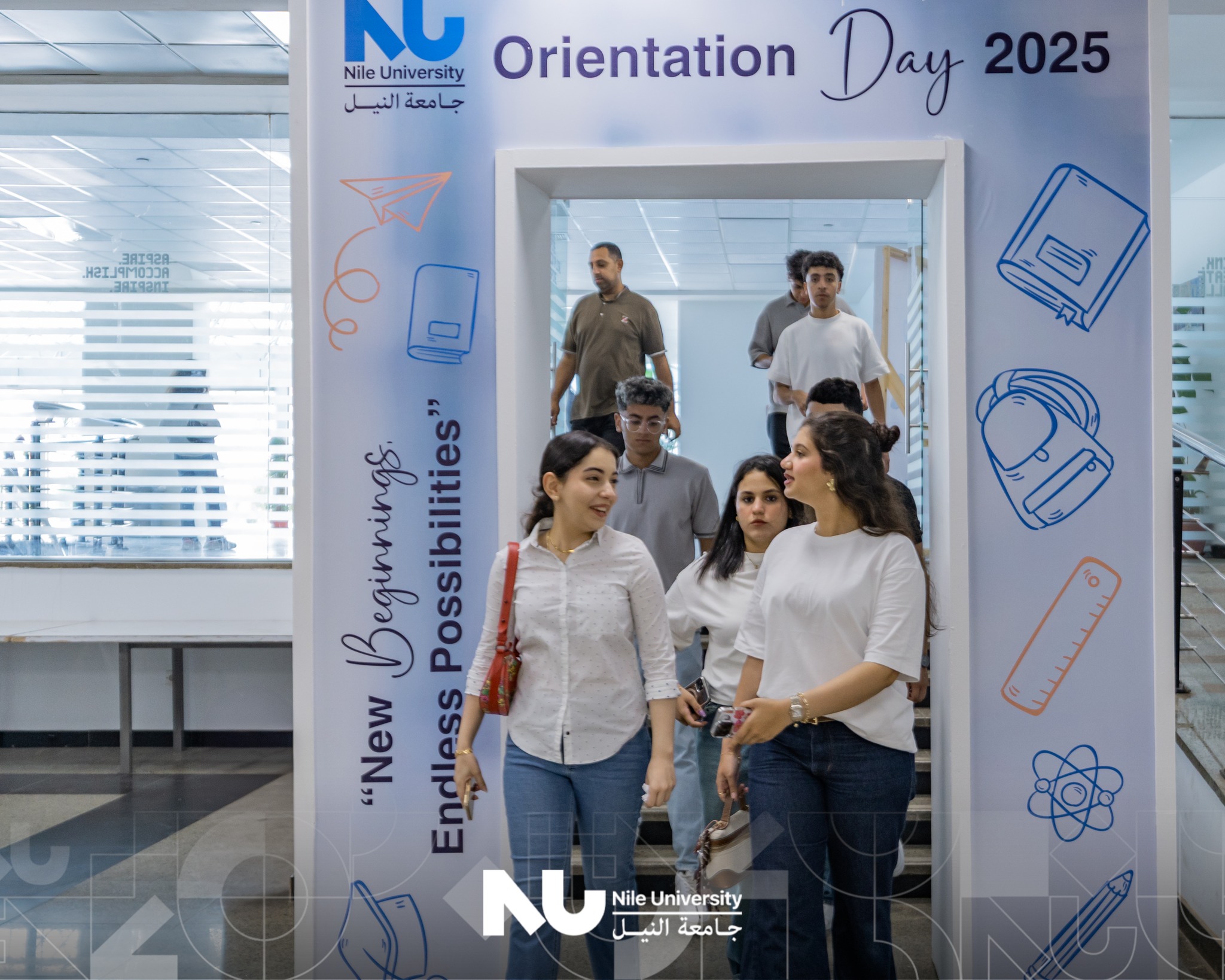 Orientation Day 1 at Nile University
