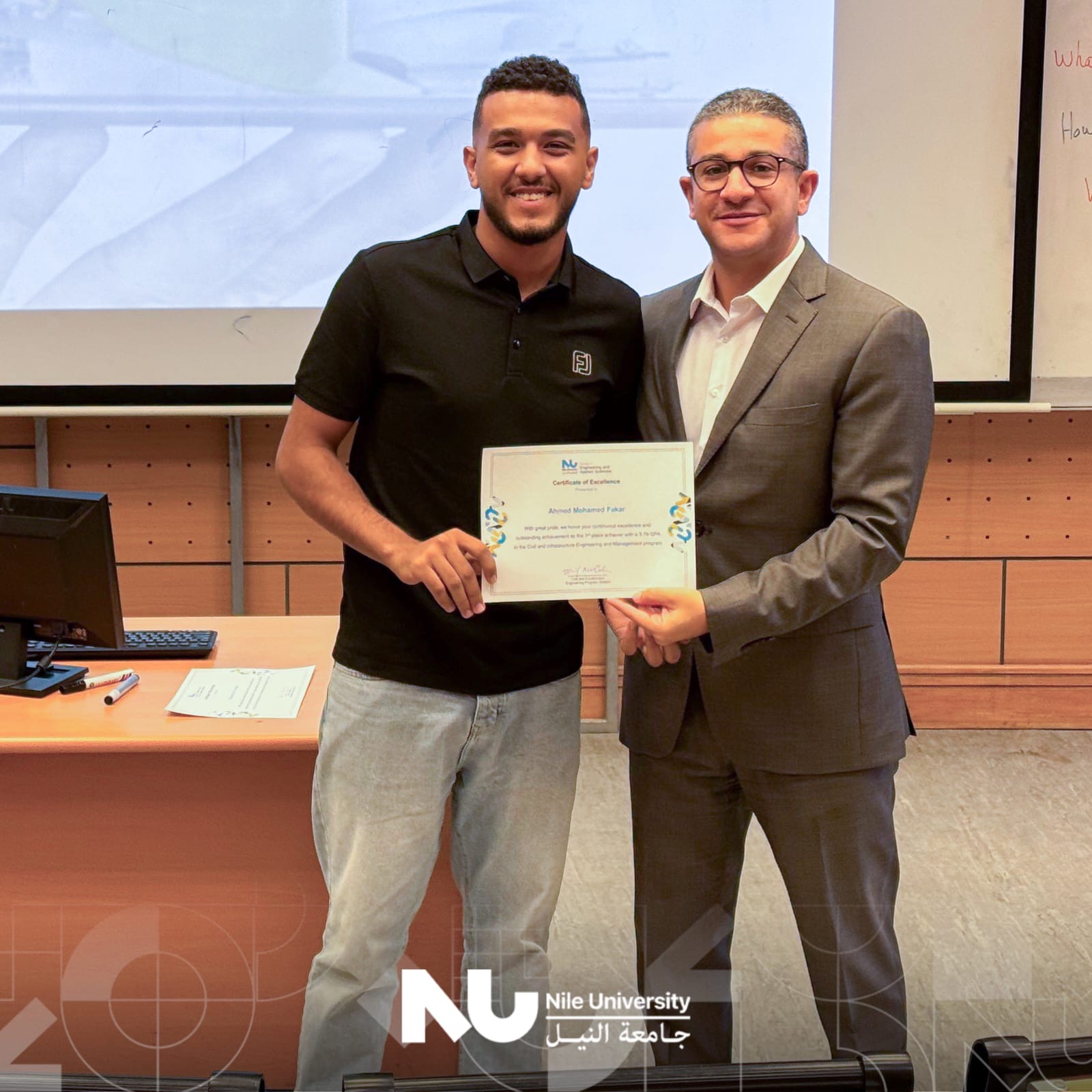 Civil Engineering Day at Nile University was filled with energy, laughter, and connection