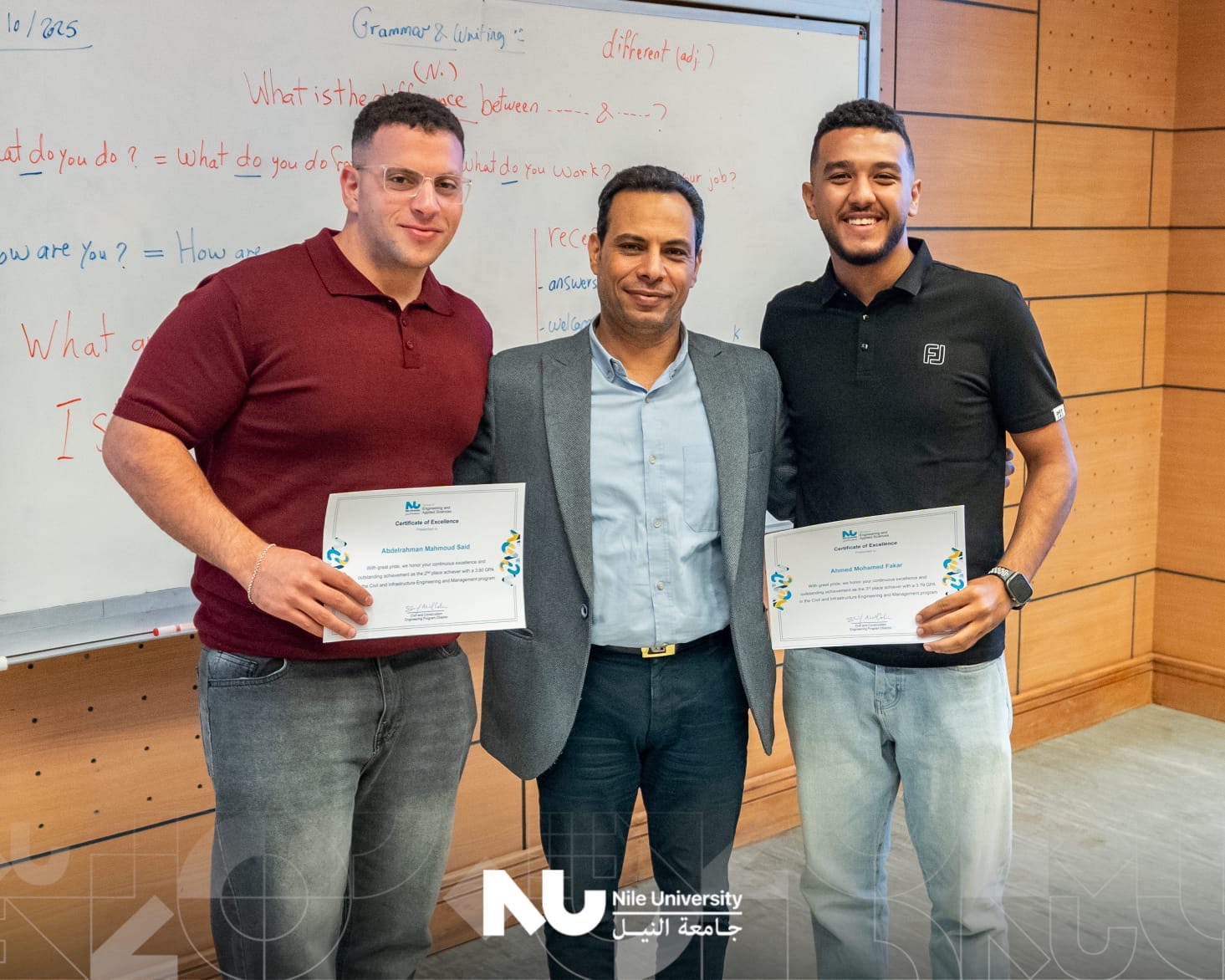 Civil Engineering Day at Nile University was filled with energy, laughter, and connection