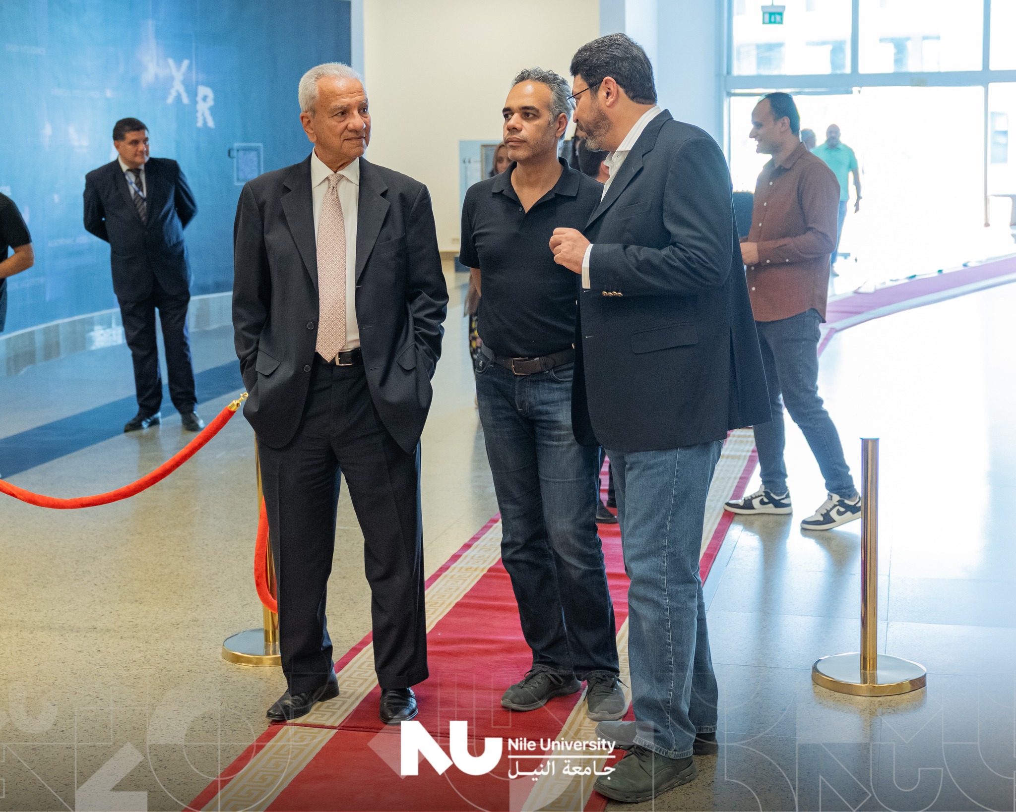 Nile University proudly honored Eng. Salah Diab and the Al-Masry Al-Youm family for their exceptional contributions and unwavering support toward NU’s continuous growth and advancement