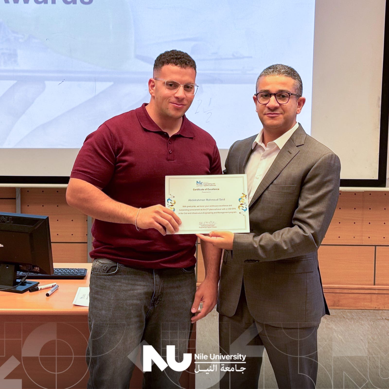 Civil Engineering Day at Nile University was filled with energy, laughter, and connection