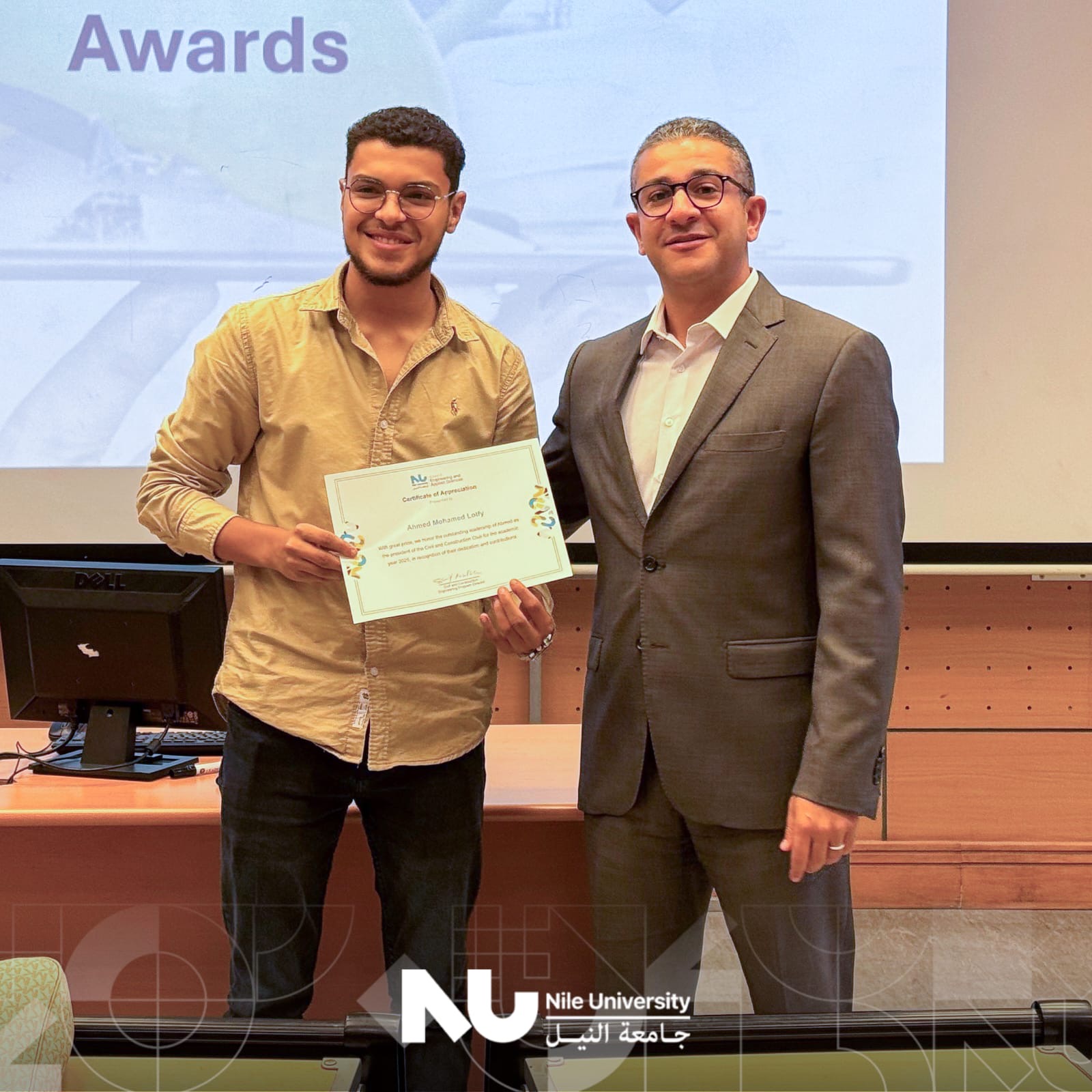Civil Engineering Day at Nile University was filled with energy, laughter, and connection