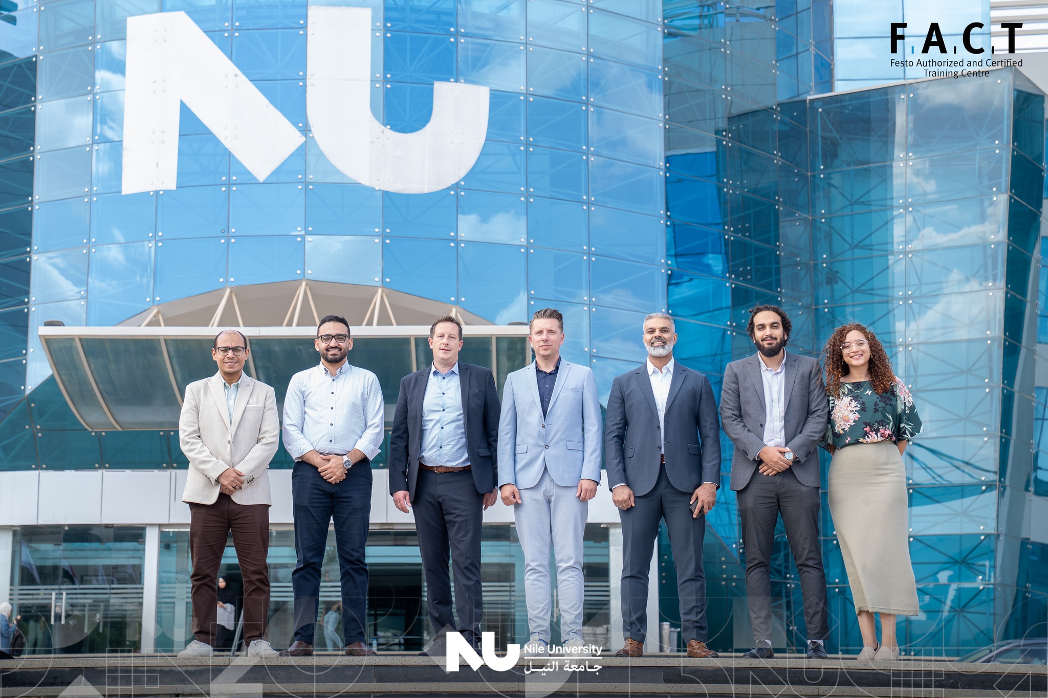 Nile University’s FACT Center at Nile University, a Festo Authorized and Certified Training Center, has been highlighted by Festo Didactic as an active member of the global FACT network